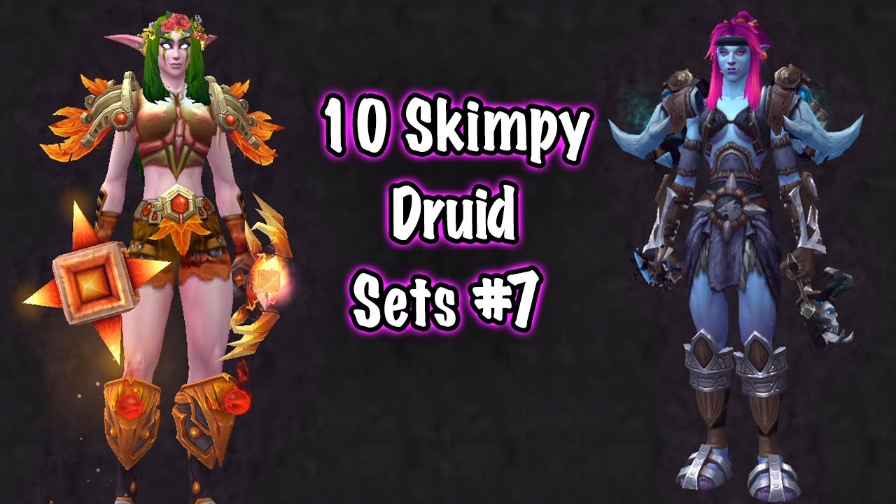 Jessiehealz - 10 Skimpy Druid Sets #7 (World of Warcraft)