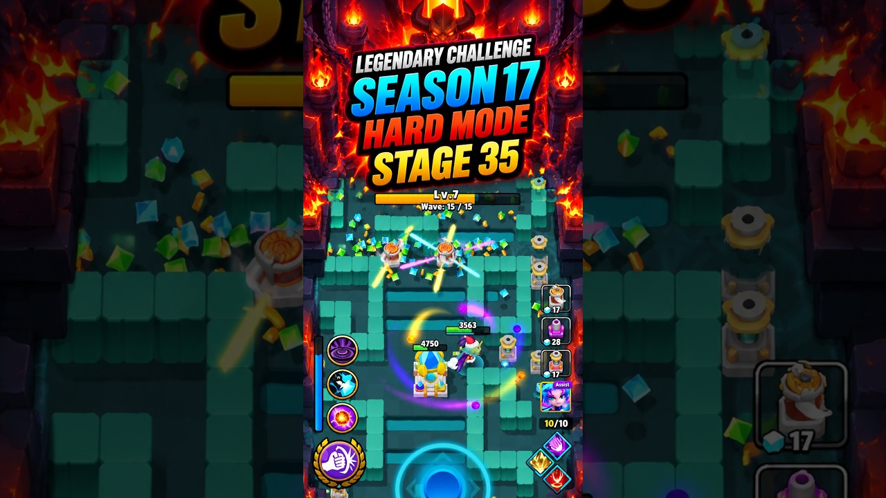 ARCHERO: Legendary Challenge S17 Stage 35 Guide HARD MODE