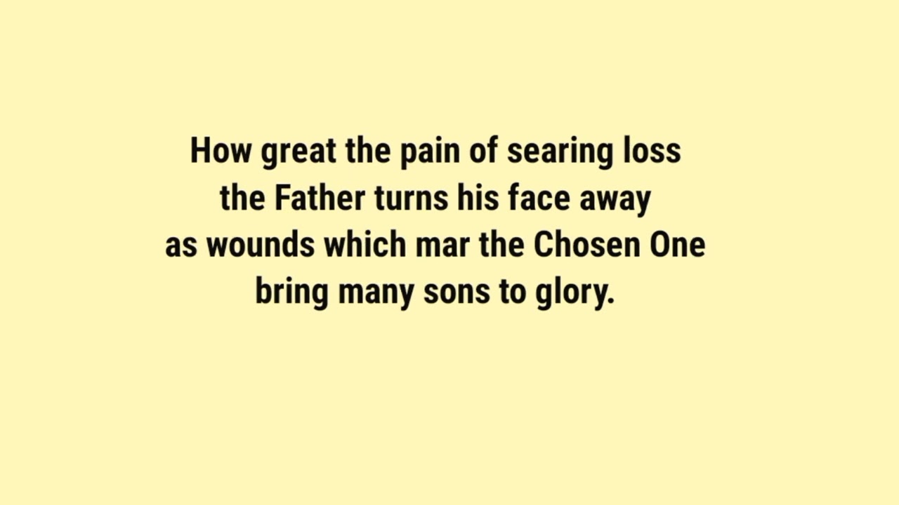 How Deep the Father's Love for Us(tenor)