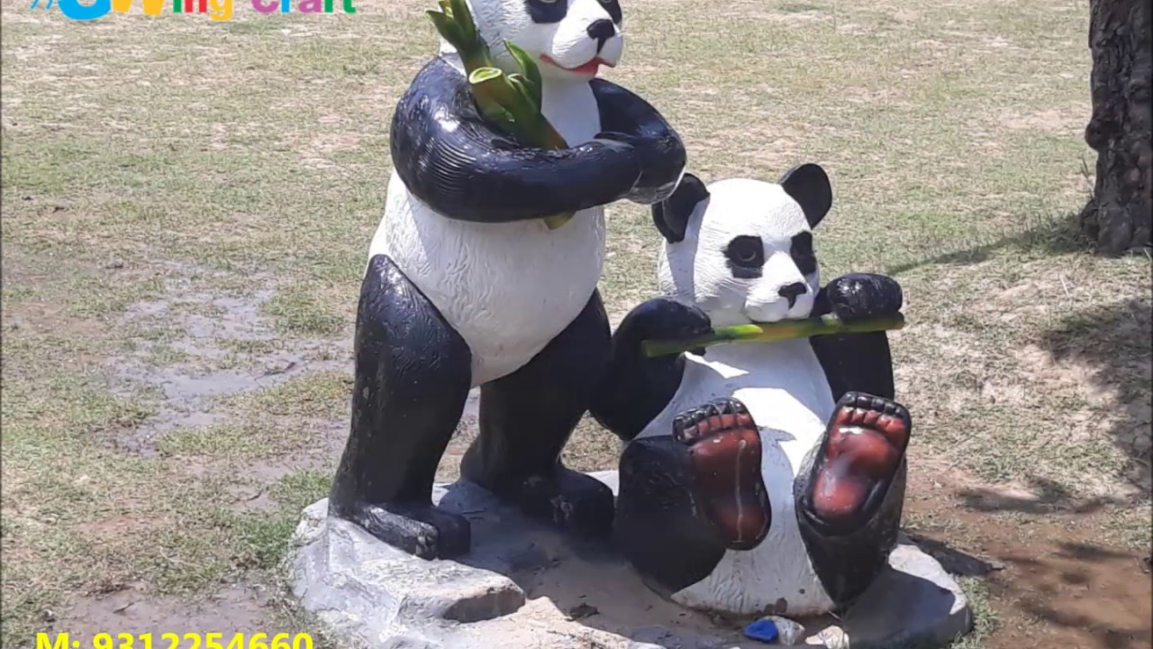 Fiber Animal Statues for Garden Decoration
