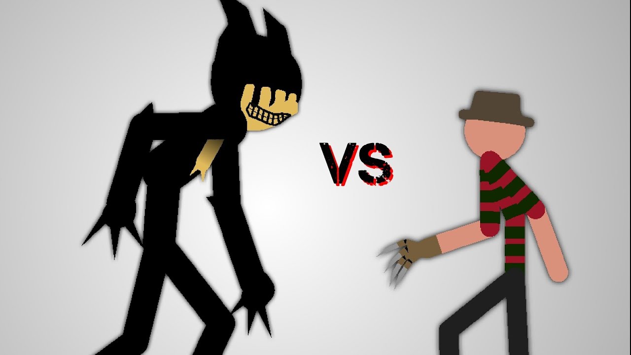 Ink Demon Bendy vs Freddy Krueger