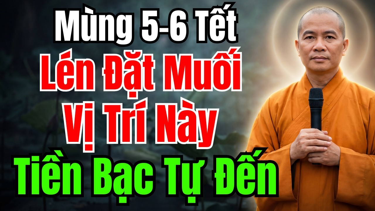 MÙNG 5-6 TẾT : Lén Đặt Muối Ở Chỗ Này Trong Nhà,  Tiền Bạc Cả Năm Không Thoát Nổi