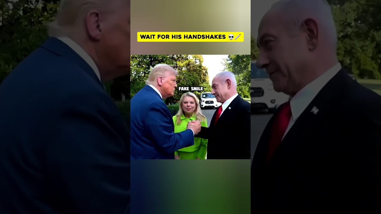 🔥Trump Kissed Netanyahu&rsquo;s Wife on Camera !