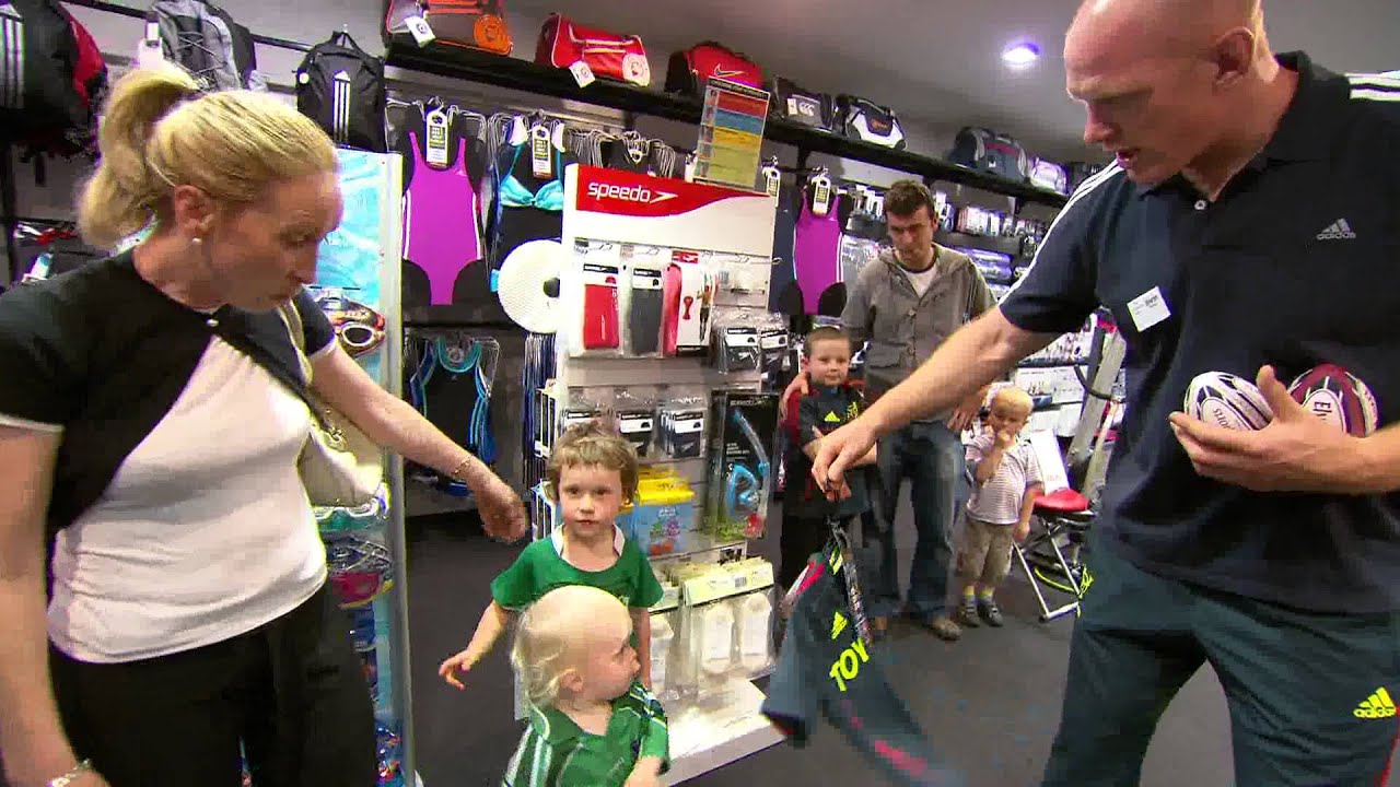adidas - Munster players in Elverys Sports - Out-Takes