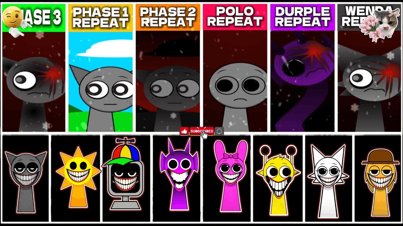 Sprunki But Phase 1, Phase 2, Polo And Durple REPEAT After PHASE 3