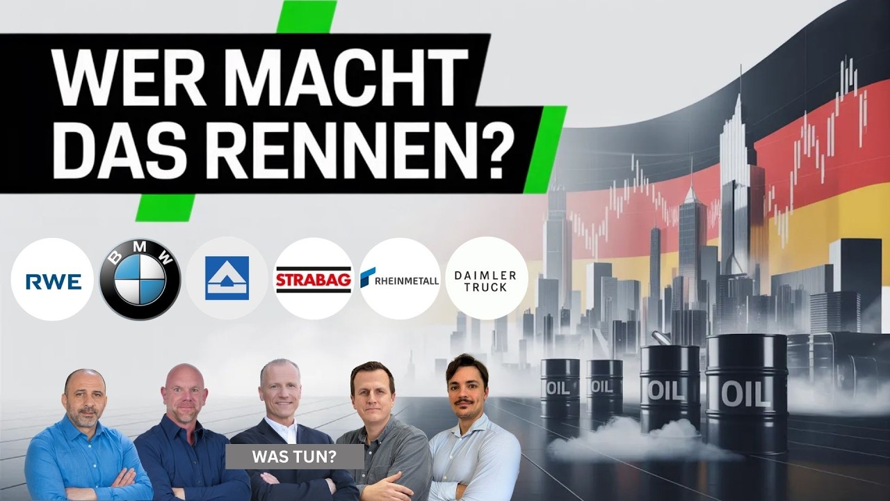 Öl & Strom - alles zu teuer? | Brent | RWE | BMW | Daimler Truck | Hochtief | Strabag | Rheinmetall