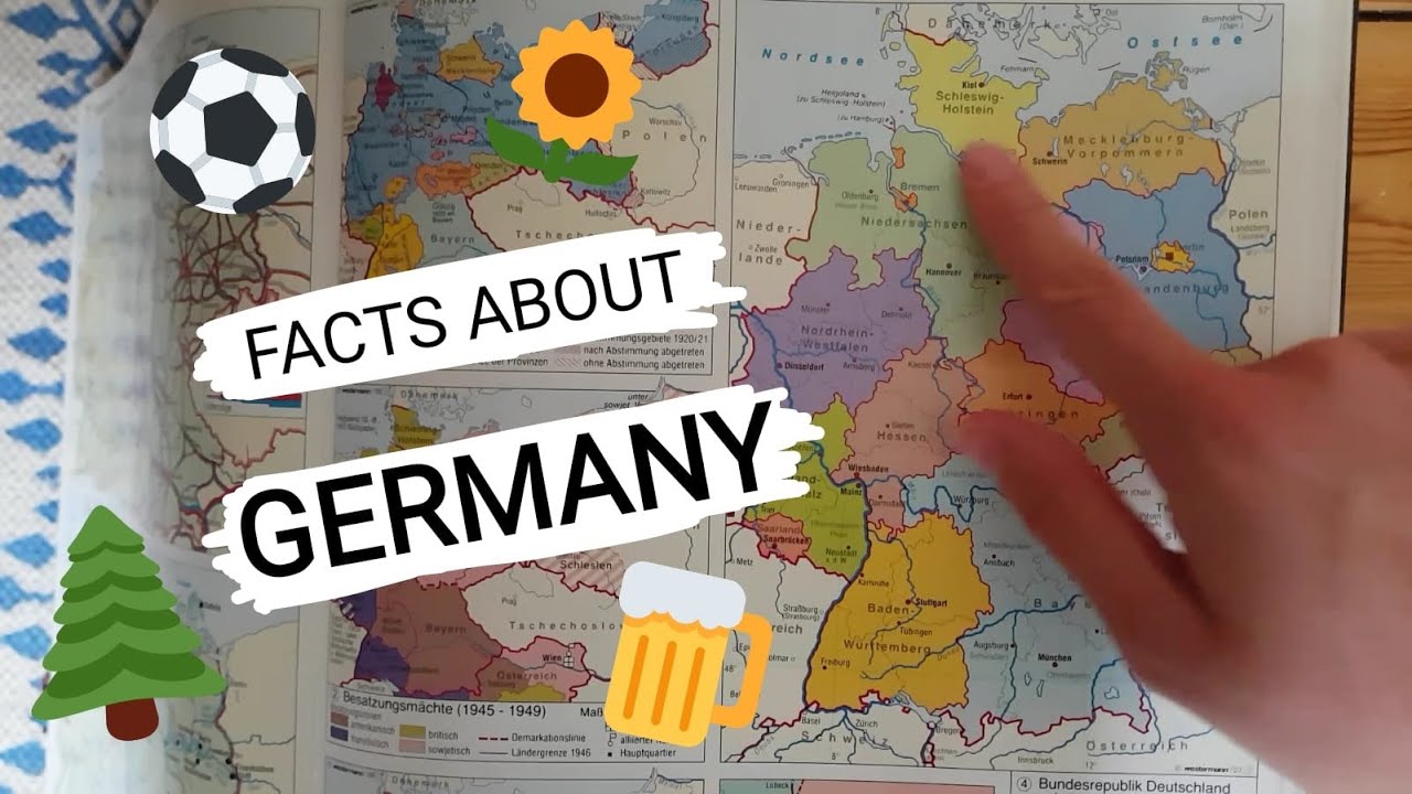 Facts about Germany ASMR (Deutsch) + tapping auf einer schönen Landkarte
