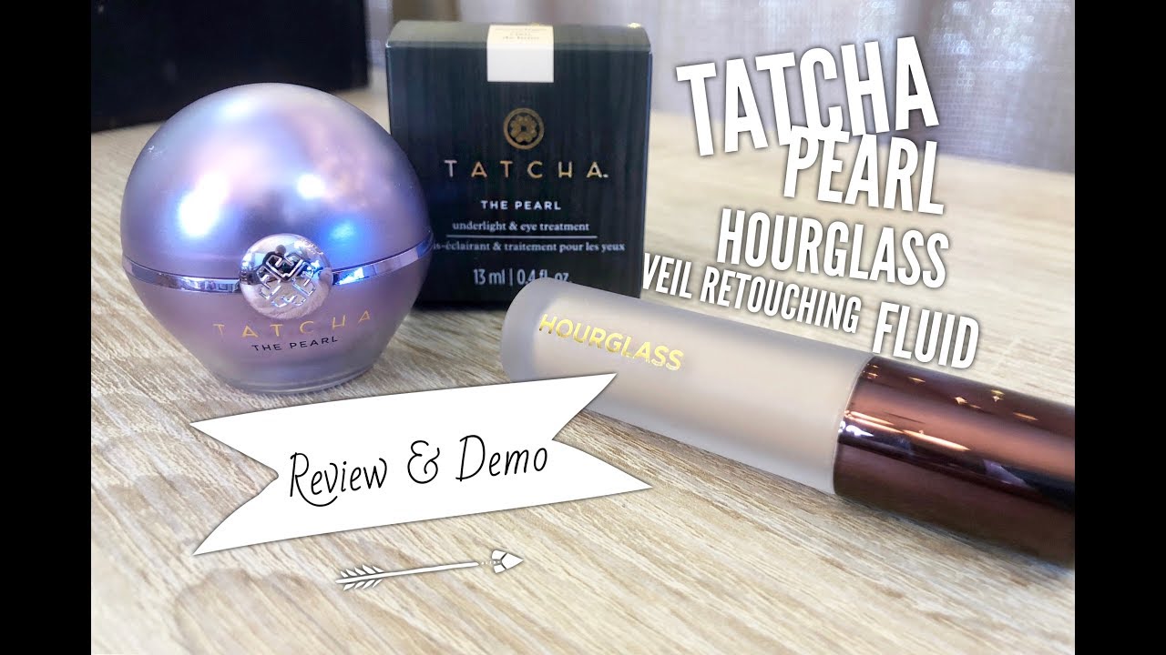 Tatcha Pearl and Hourglass Veil Retouching Fluid Demo and Review