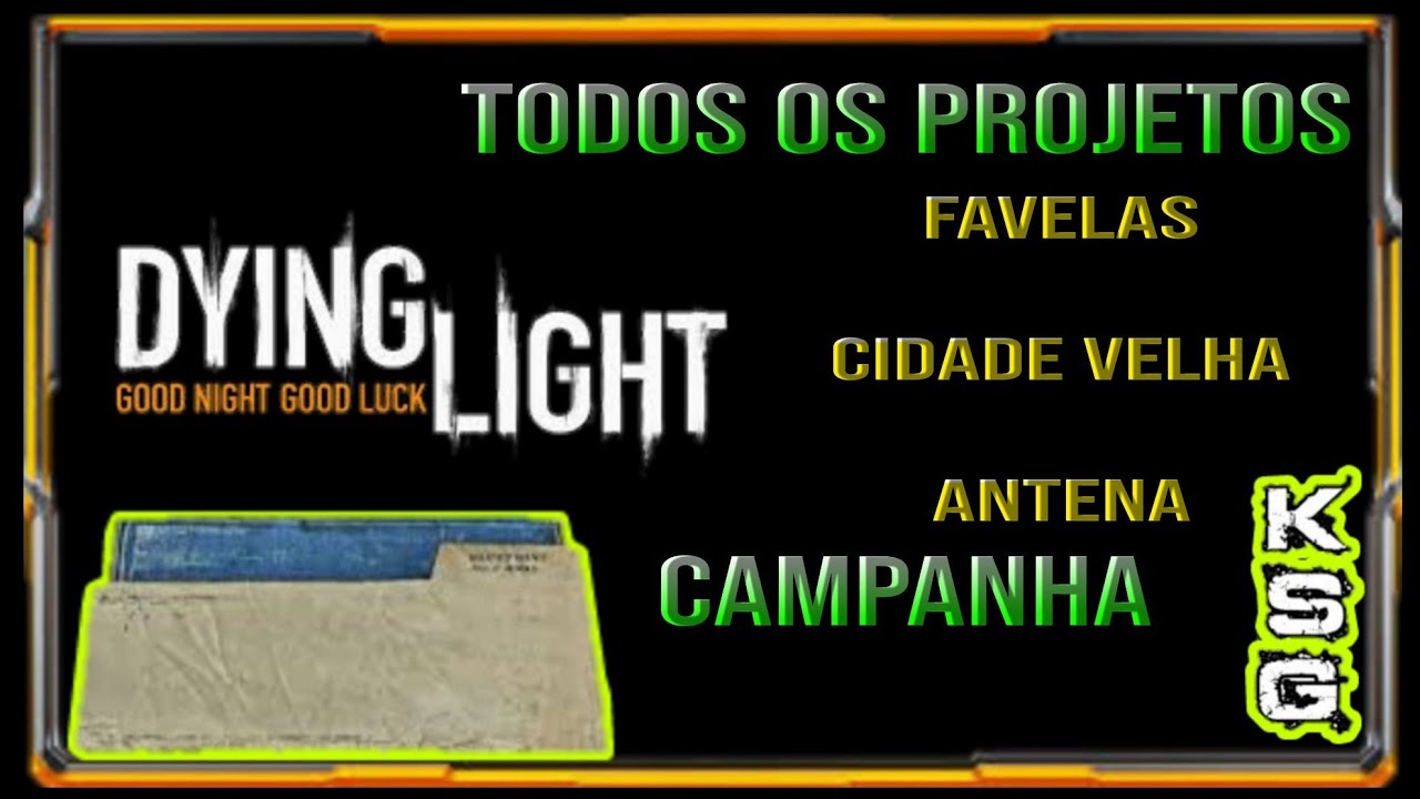 DYING LIGHT , todos os projetos da campanha , DYING LIGHT ALL blueprints in campaign