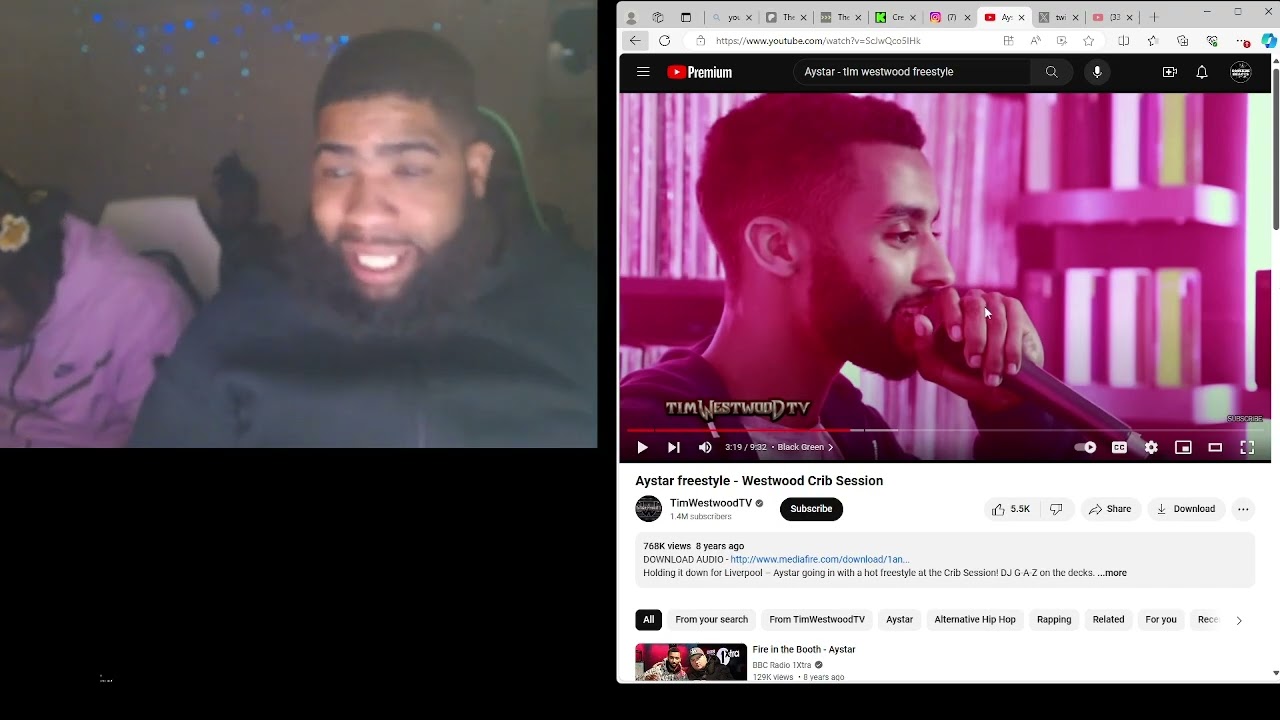 Aystar- Freestyle- Westwood Crib Session | Reaction