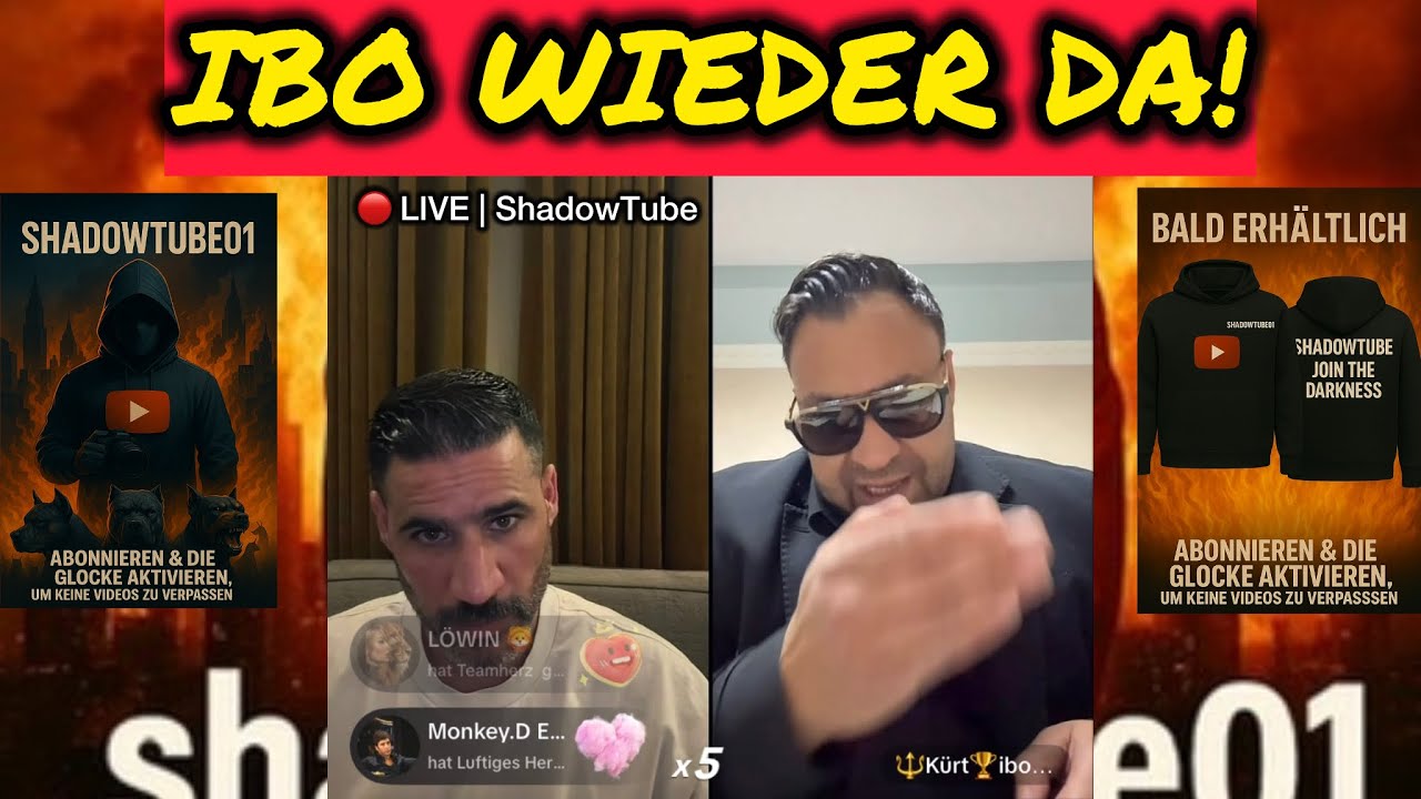 🔴 LIVE | K&Uuml;RT IBO IST ZUR&Uuml;CK &ndash; UND MACHT KLARE ANSAGE ZU BARRELO 😳 | YASSER ABOU CHAKER LIVE