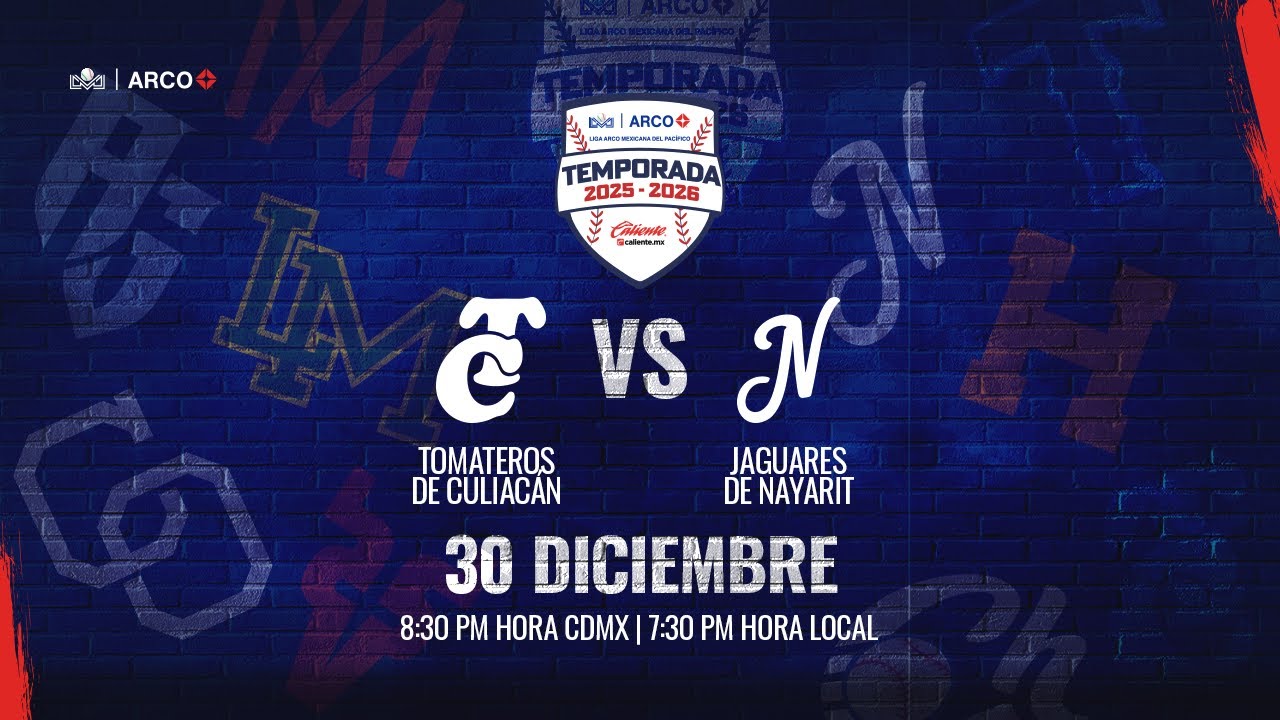 Tomateros de Culiacán vs Jaguares de Nayarit || 30 de Diciembre de 2025