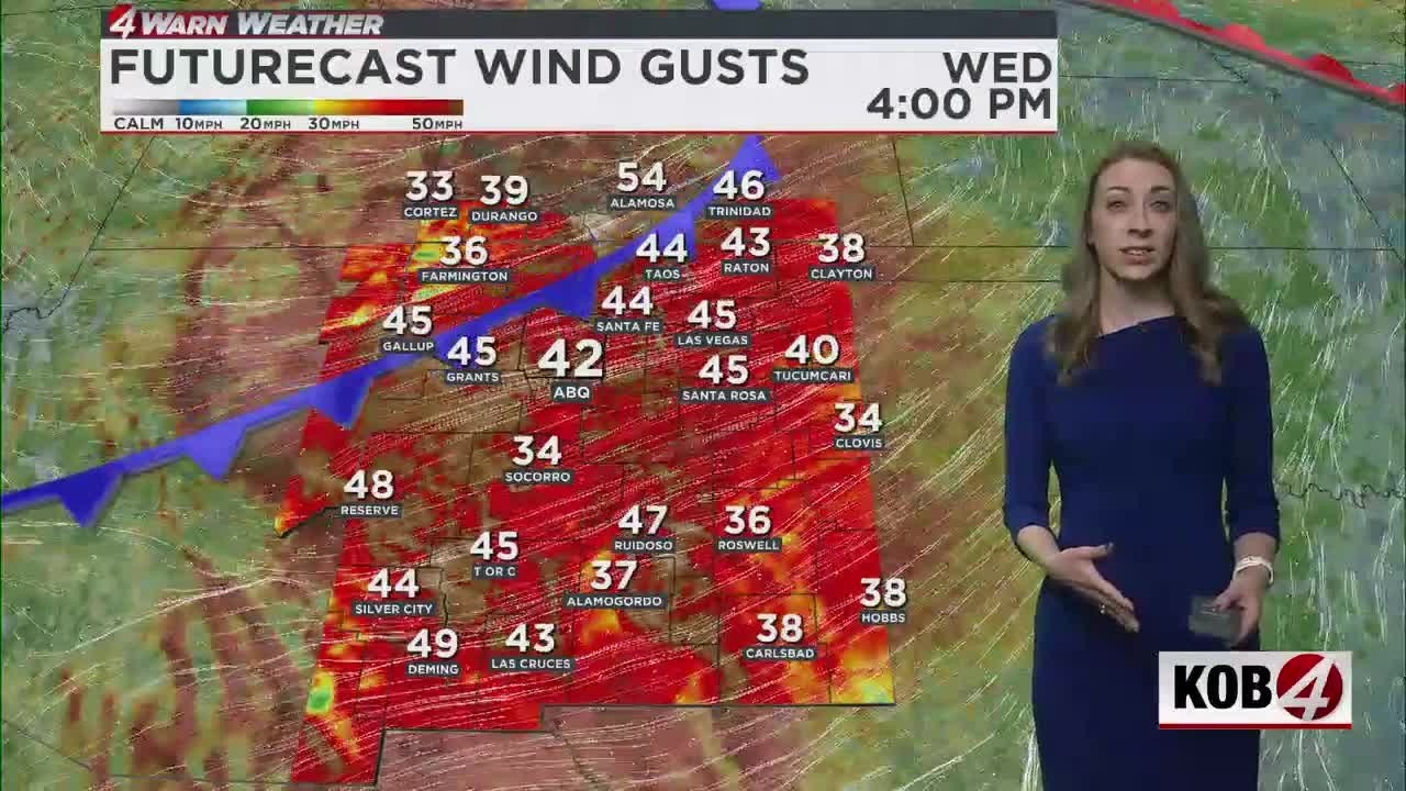 Wild wind Wednesday expected in New Mexico