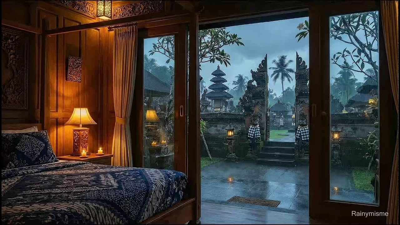 Rain Sound For Sleeping - Instant Sleep ⚡ Heavy Rain Sounds for Insomnia