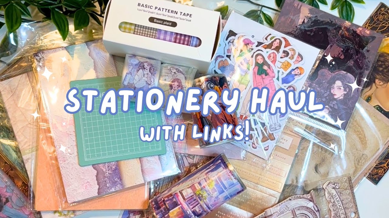 Stationery Haul! Washi, Stickers, Papers + More ✍️