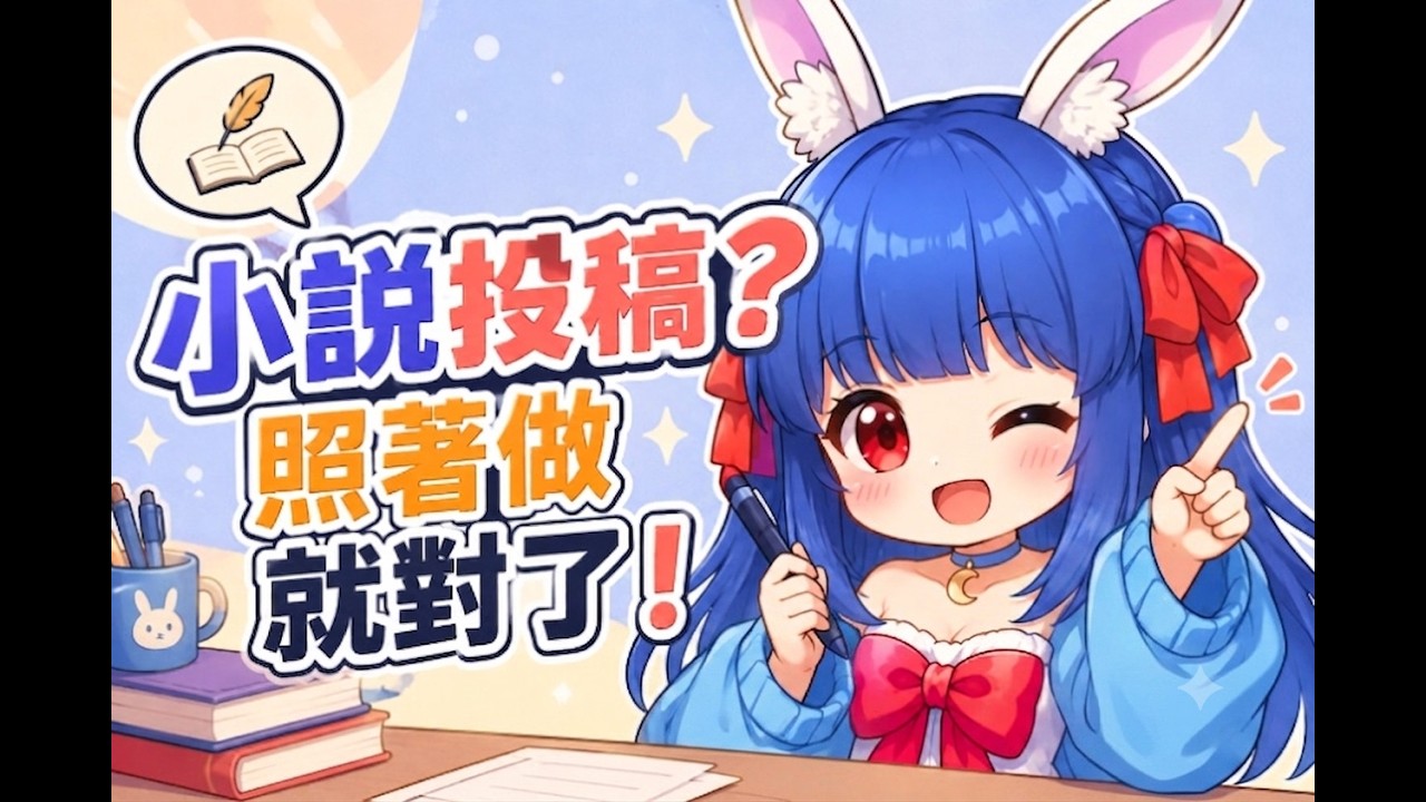 【鬱兔】怎麼投稿？這樣可以給編輯好印象！#小說投稿 #vtuber  #輕小說