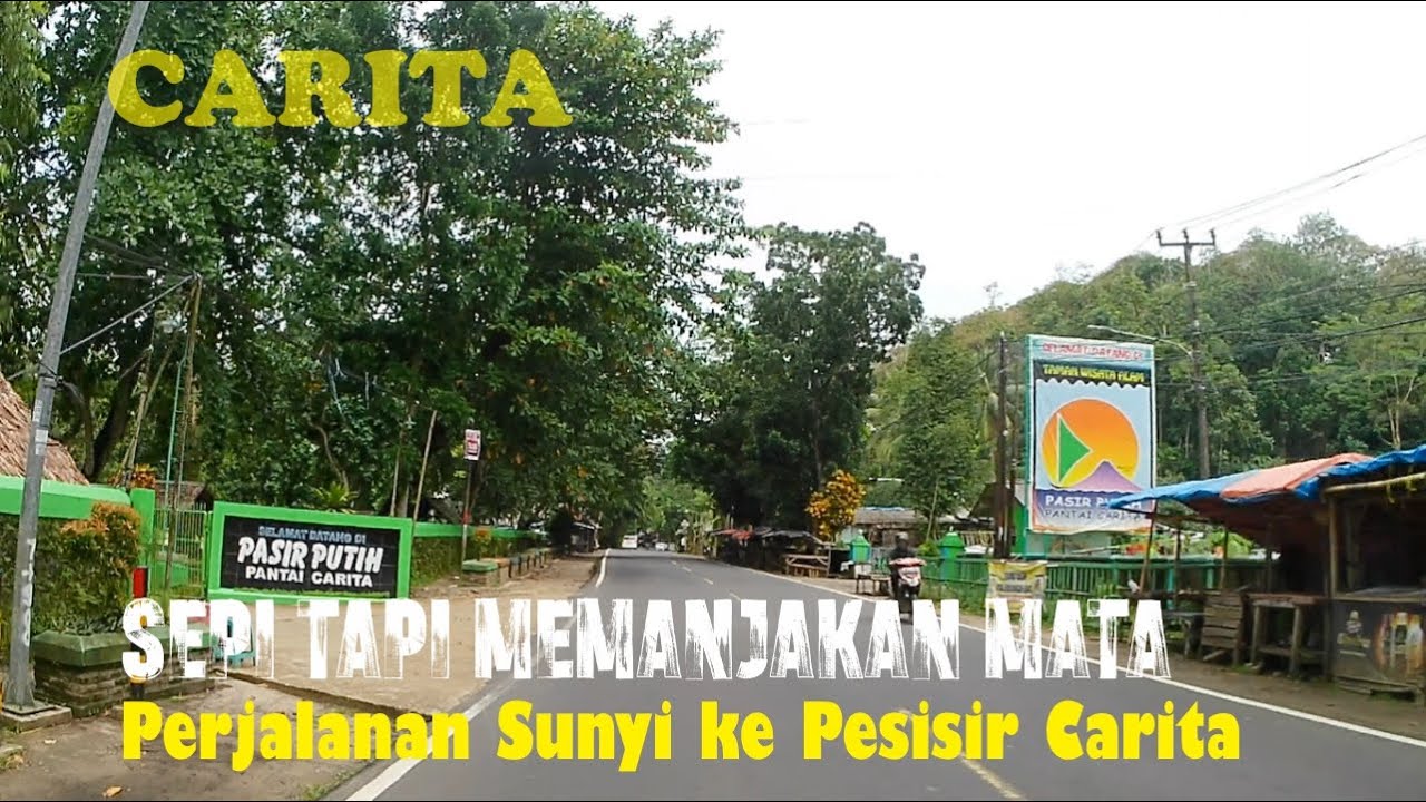 Perjalanan Sunyi ke Pesisir Carita, Sepi tapi memanjakan mata 🌴🌵