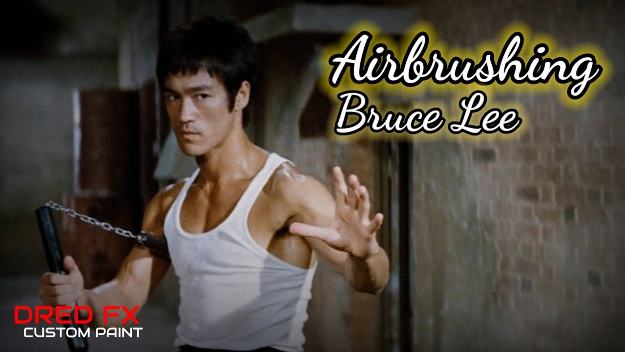 HOW TO AIRBRUSH  BRUCE LEE FIST OF FURY