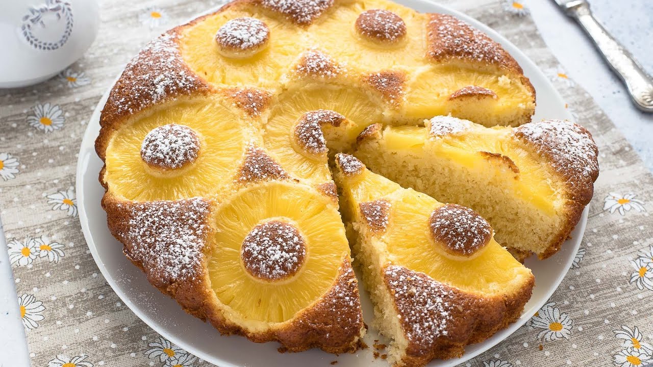 TORTA ALL' ANANAS: soffice e Genuina senza burro!