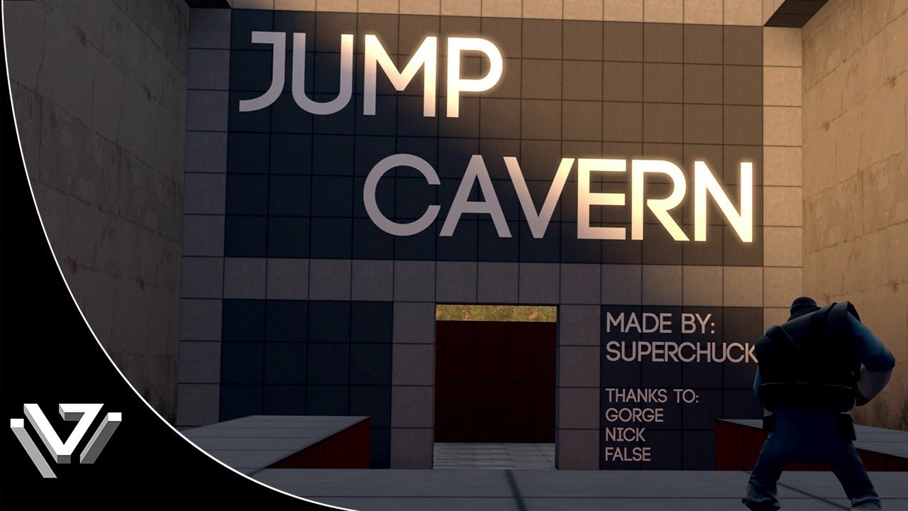 Beginnings 5 Map showcase - jump_cavern by Superchuck
