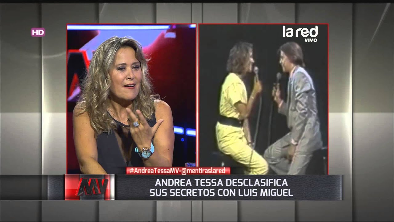 Andrea Tessa desclasifica sus secretos con Luis Miguel