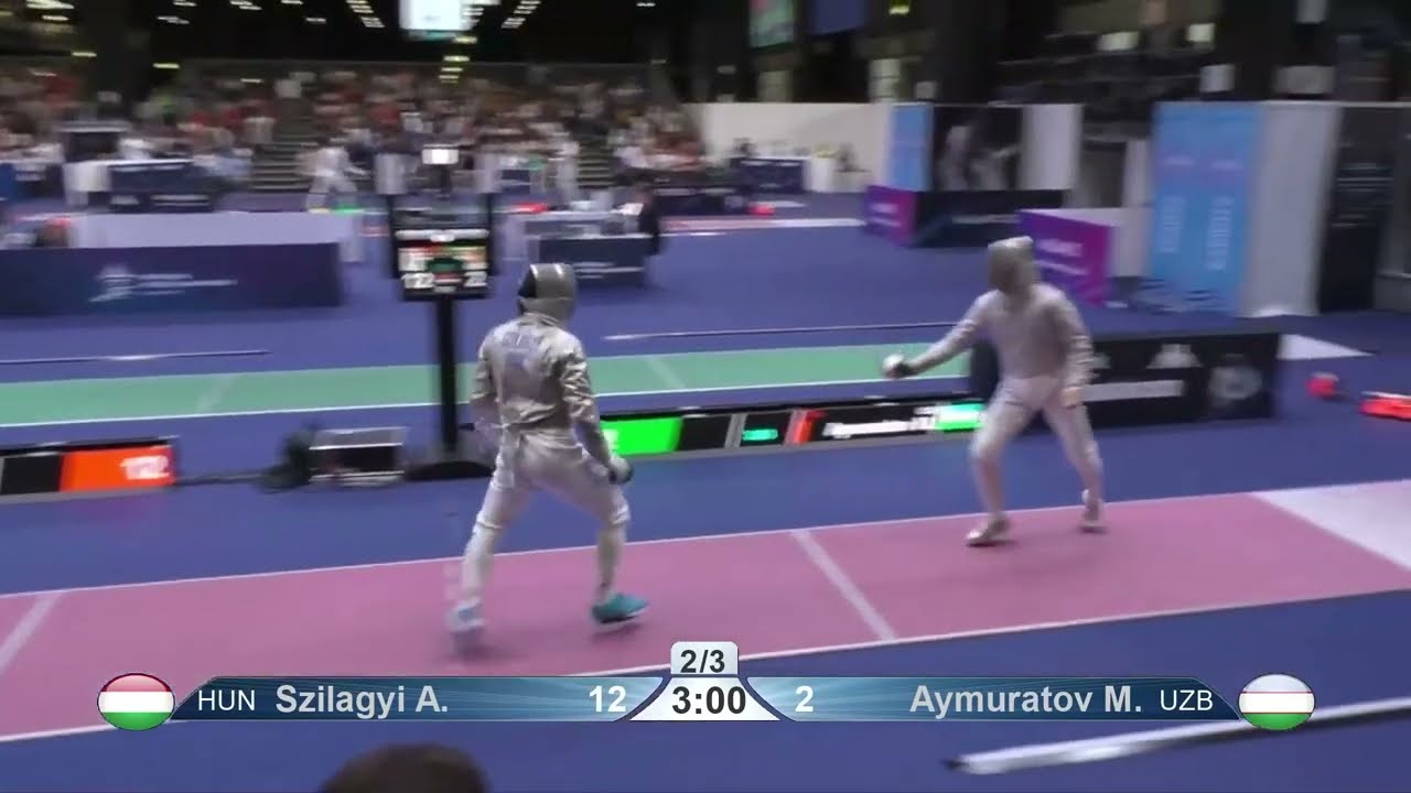 World Championships 2023 SMS - L32 - Aron Szilagyi HUN v Musa Aymuratov UZB