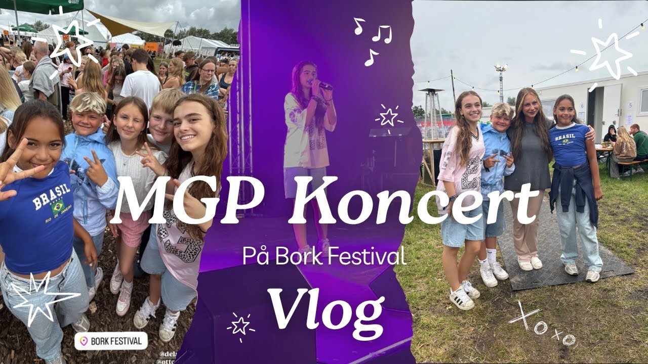 MGP koncert på Bork Festival😍 ✨VLOG✨