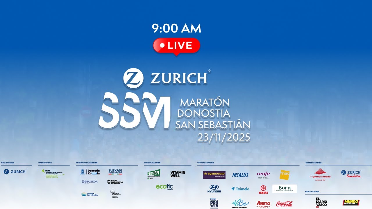 ZURICH MARATÓN DONOSTIA SAN SEBASTIÁN 2025 | LIVE