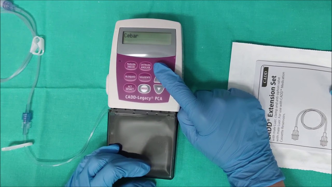 Bomba de analgesia controlada por el paciente ( PCA )