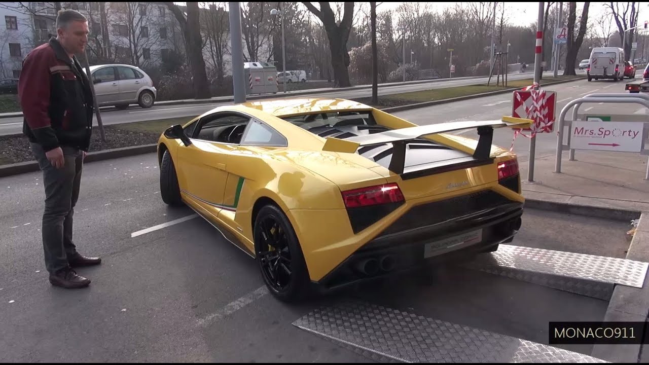 NEW 2014 Lamborghini Squadra Corse - Start-Up, Revving Sounds & Driving