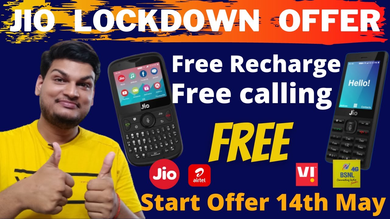 Jio Phone Lockdown Free Recharge Offer May 2021