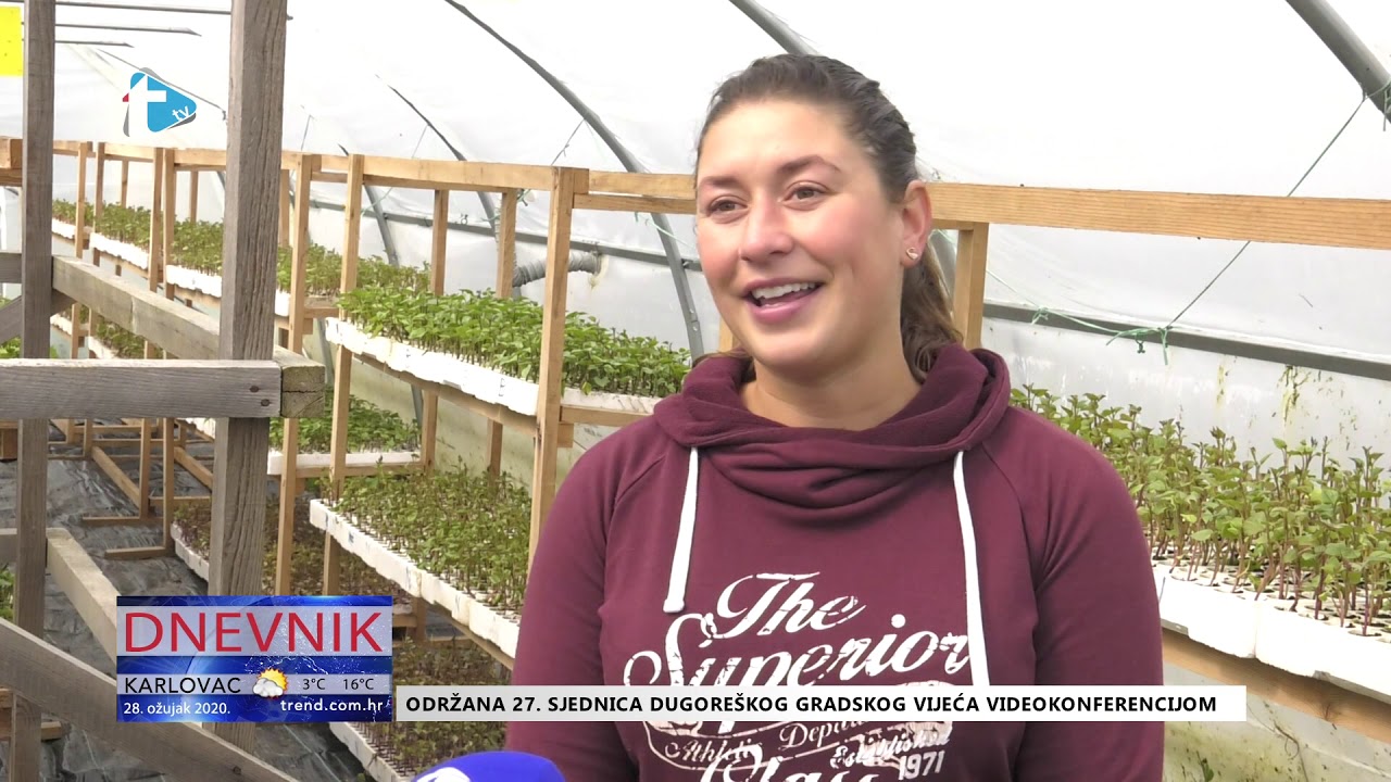 Prodaja domaćih proizvoda OPG-ova - prilog Trend tv - 28. 3. 2020.