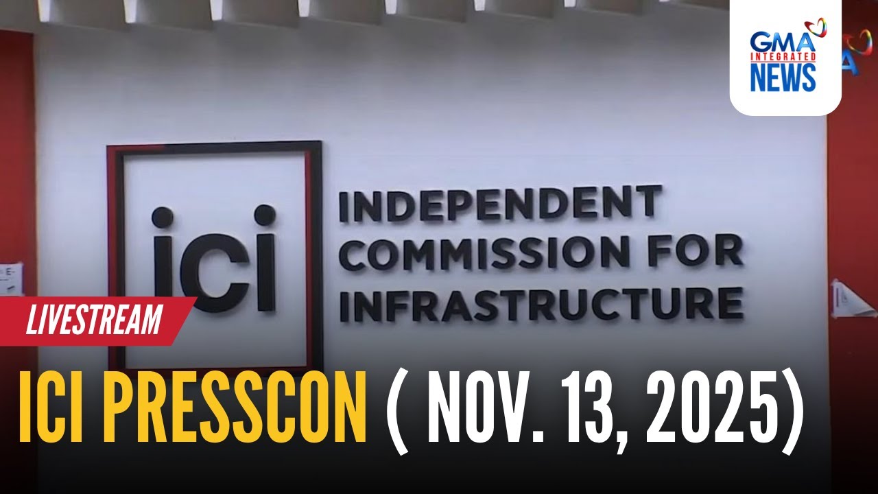 LIVE - ICI press conference (Nov. 13, 2025) - Replay | GMA Regional TV