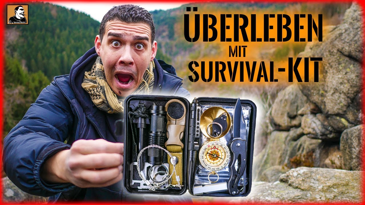 Mit 14€ Survival Kit 24H ÜBERLEBEN | Die GÜNSTIGSTE Ausrüstung im Internet | TEST | Survival Mattin