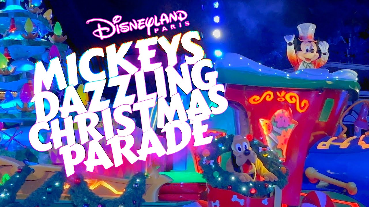 Mickeys Dazzling Christmas Parade | Disneyland Paris December 2023