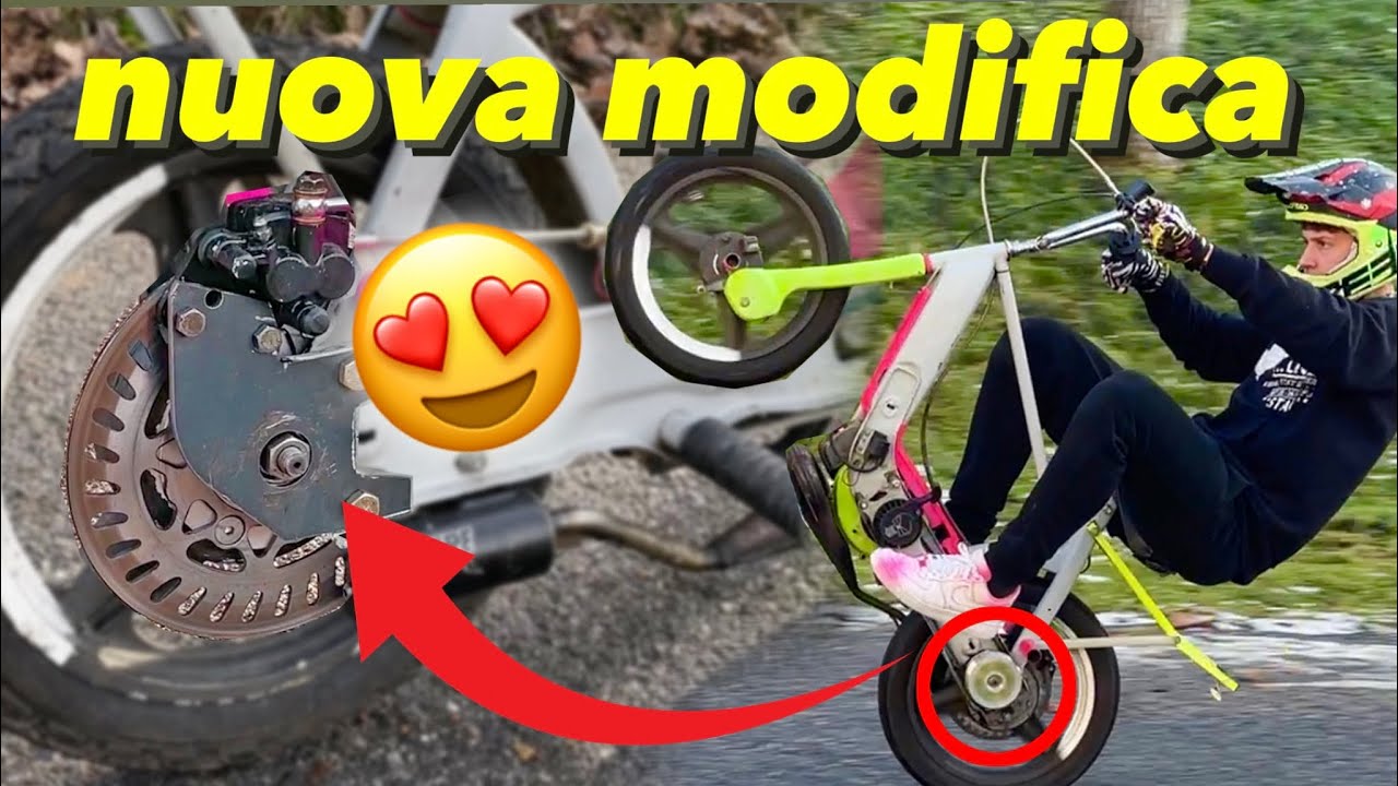 FRENO A DISCO SUL CIAO??😱😍 piaggio ciao da stunt