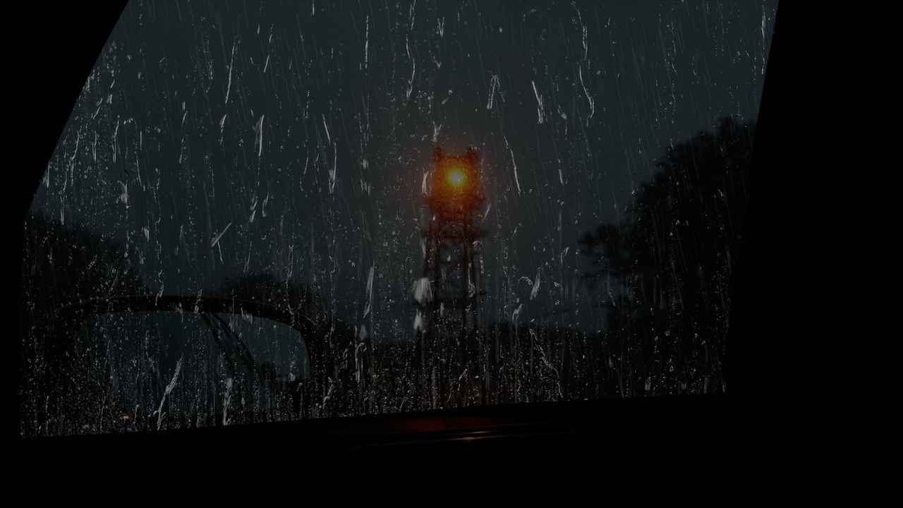 Heavy Rain on Car Window at Night 🌧️ | Deep Sleep Ambience to Quiet an Overthinking Mind