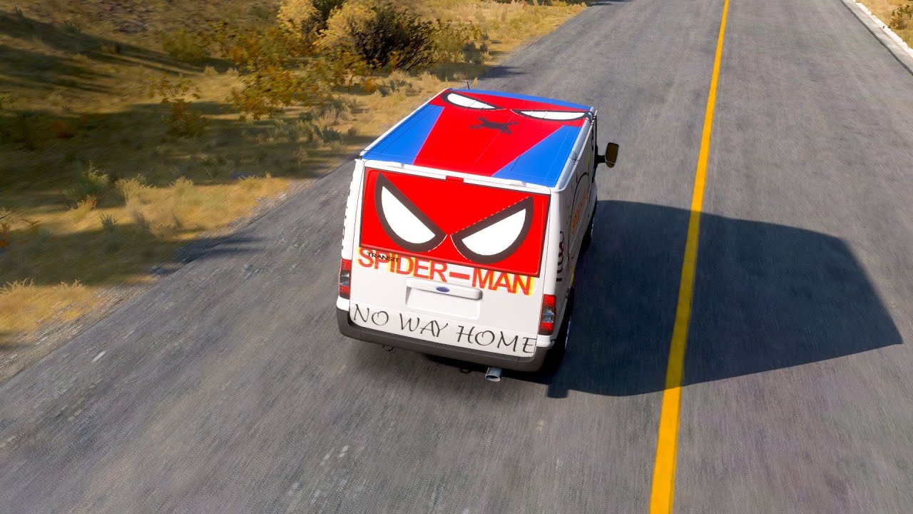 spiderman No Way Home Ford Supervan timelapse paint (10ish HOurs of painting)