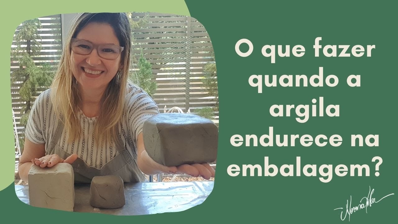 O QUE FAZER QUANDO A ARGILA (MASSA CERÂMICA) ENDURECEU NA EMBALAGEM? (NORMA VILAR)