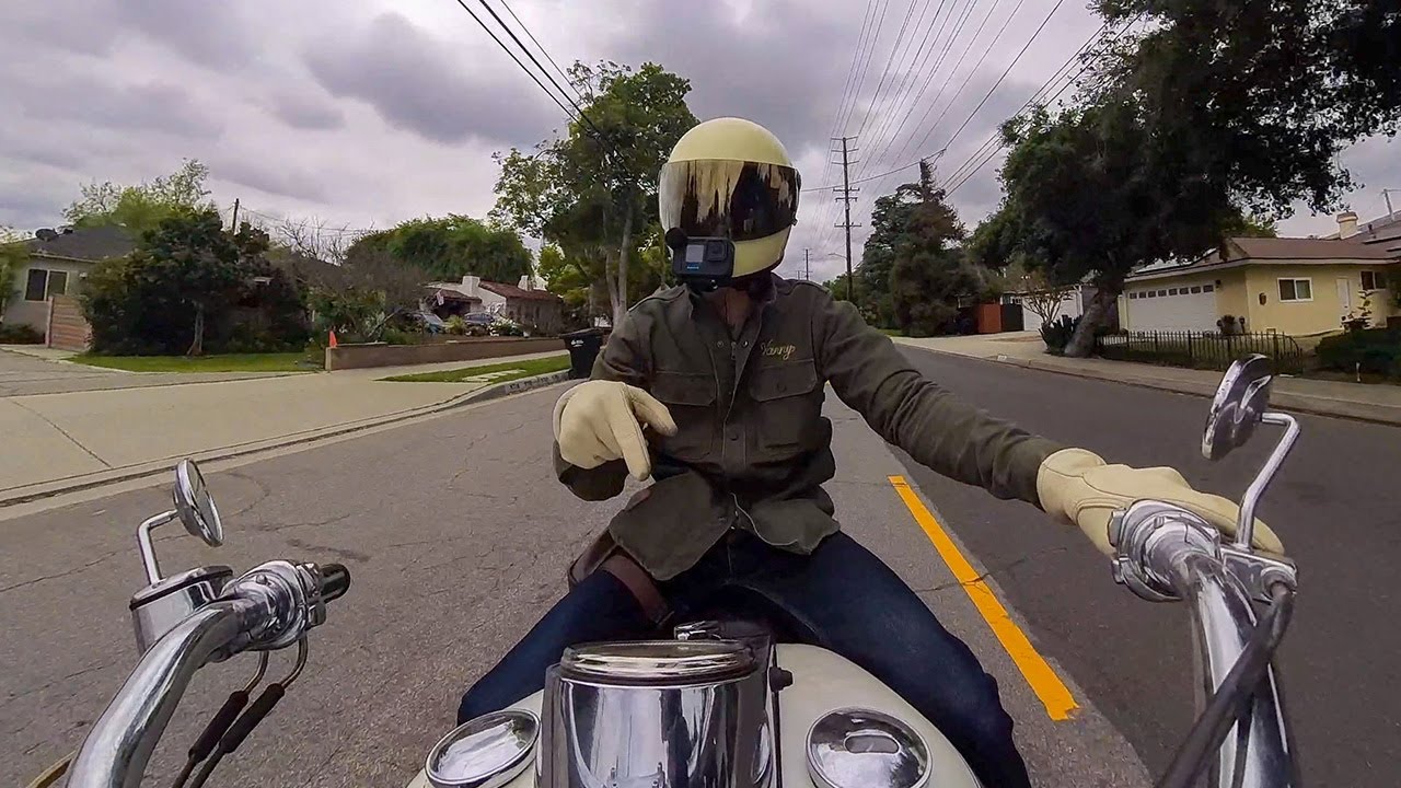 Cruising on a Harley-Davidson Softail Deluxe