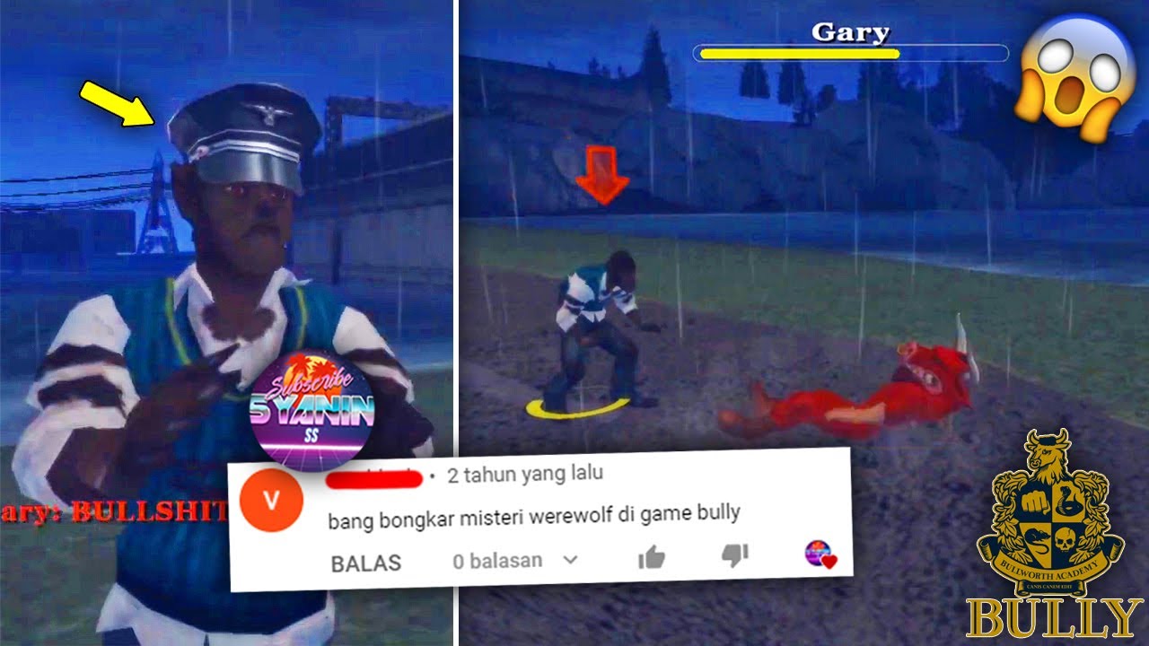 MEMBONGKAR MISTERI Manusia Serigala LENGKAP di BULLY - Gary Werewolf ? Rahasia Easter Egg Asylum !