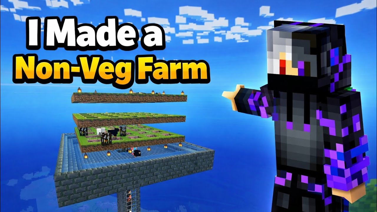 How I made a Non veg fame in Minecraft ||Survivor series episode 09 