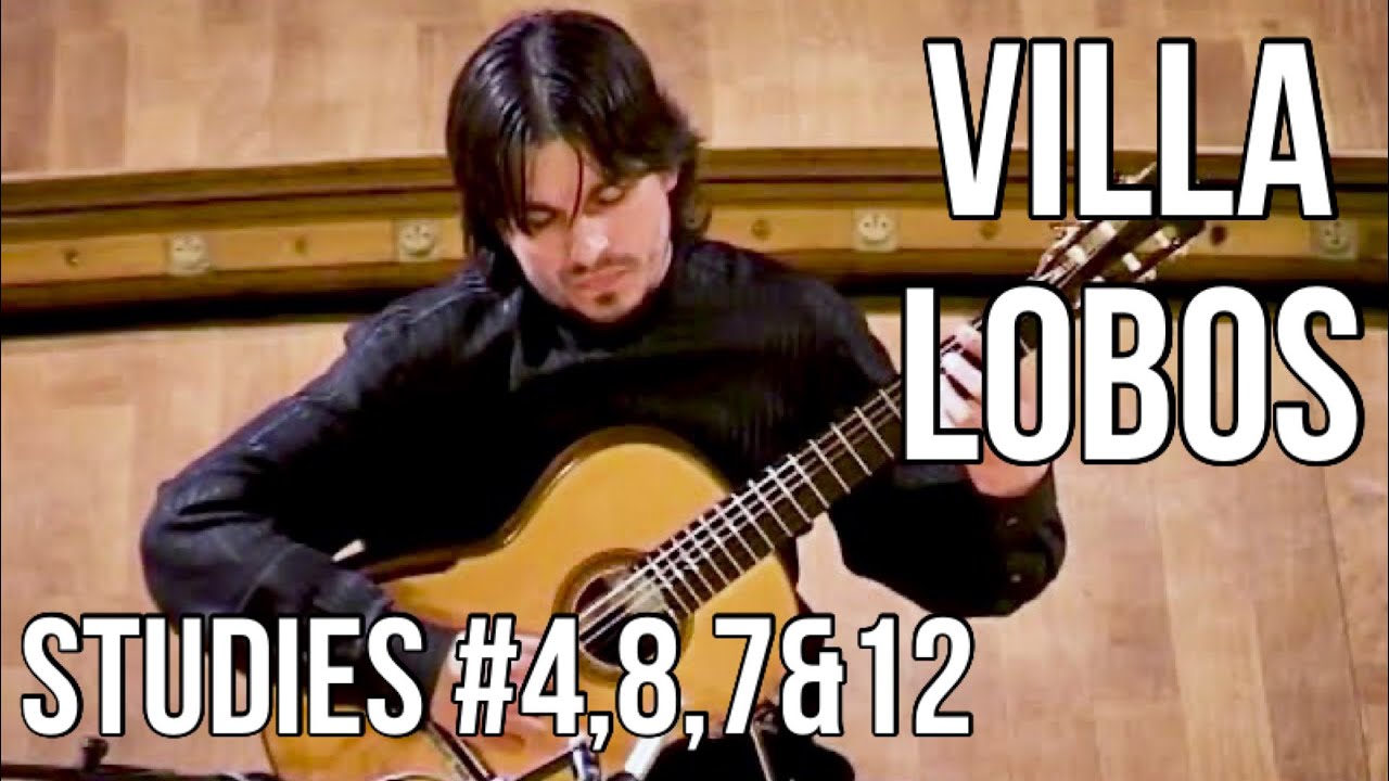 Heitor Villa-Lobos | Studies #4, 8, 7 & 12 | Artyom Dervoed