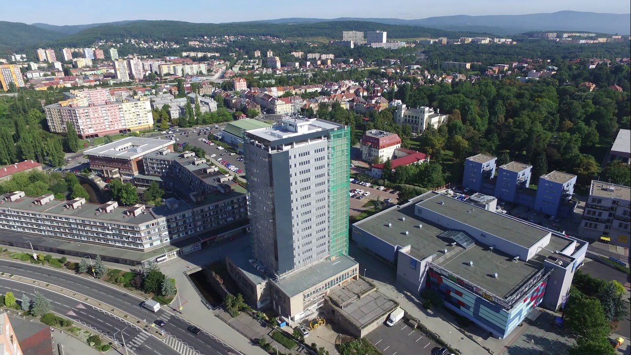 Chomutov z ptačího pohledu