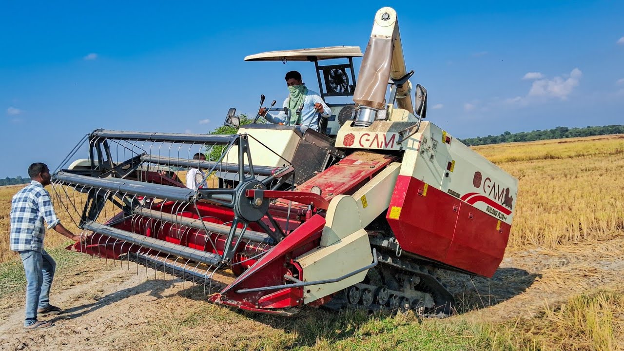 GAM Chain Harvester Machine | GAM 102 HP Harvester Machine | Dhan kata gadi | Harvester | Tractor