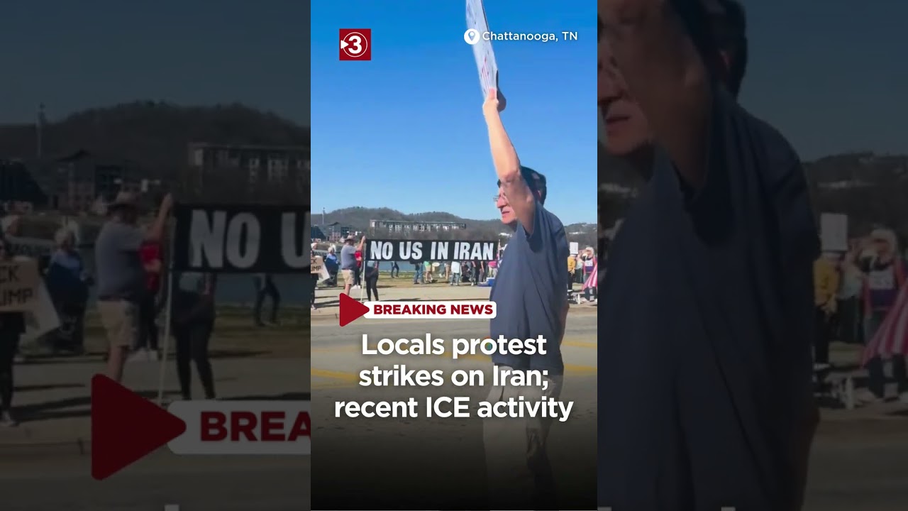 ICE & IRAN PROTEST IN CHATTANOOGA