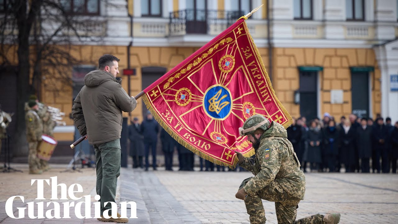 'Ukraine is alive': Zelenskiy speaks at ceremony on anniversary of war