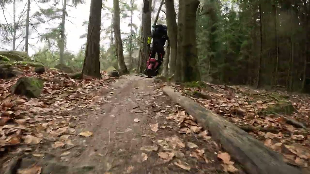 Electric Unicycles on MTB single tracks