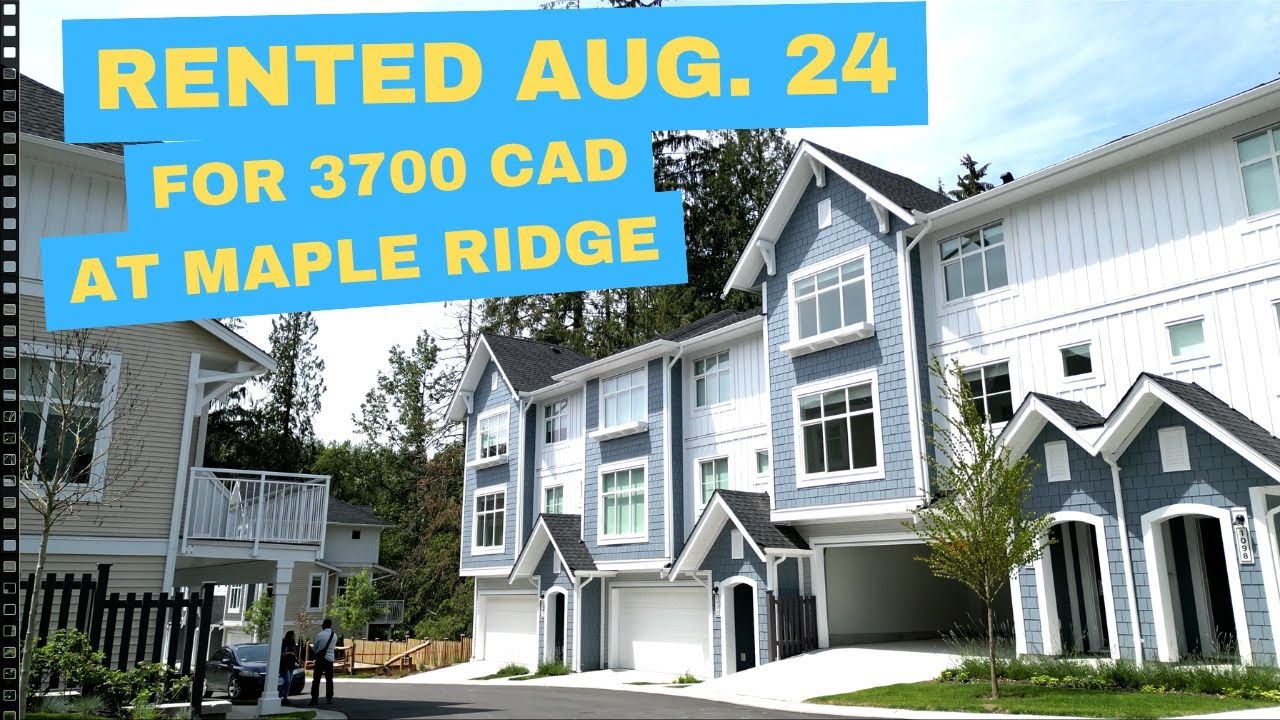 RENTED summer 24 Brand new Townhouse at Pazarena place,  Maple ridge: 3BD/2.5BA