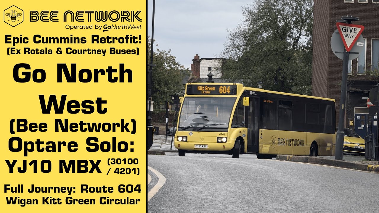 (Epic Cummins Retrofit!) Bee Network Optare Solo: YJ10 MBX